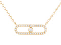 Diamond Necklace - 18 KT Yellow Gold