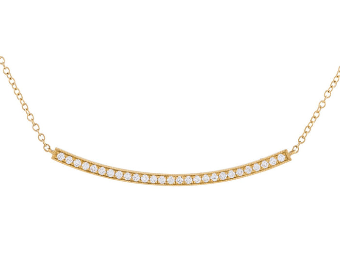 Diamond Necklace - 18 KT Yellow Gold