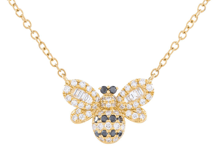 Diamond Necklace - 18 KT Yellow Gold