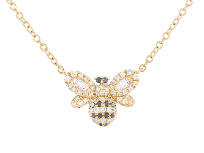 Diamond Necklace - 18 KT Yellow Gold