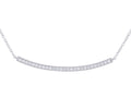 Diamond Necklace - 18 KT White Gold