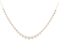 Diamond Necklace - 14 KT Yellow Gold