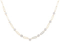 Diamond Necklace - 14 KT Yellow Gold