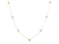 Diamond Necklace - 14 KT Yellow Gold
