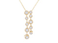 Diamond Necklace - 14 KT Yellow Gold