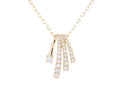 Diamond Necklace - 14 KT Yellow Gold
