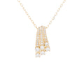 Diamond Necklace - 14 KT Yellow Gold