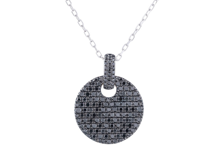 Diamond Necklace - 14 KT White Gold