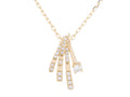 Diamond Necklace - 14 KT Yellow Gold