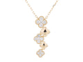 Diamond Necklace - 14 KT Yellow Gold
