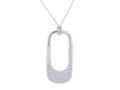 Diamond Necklace - 14 KT White Gold