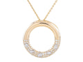 Diamond Necklace - 14 KT Yellow Gold