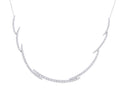 Diamond Necklace - 14 KT White Gold