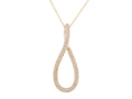 Diamond Necklace - 14 KT Yellow Gold