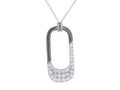 Diamond Necklace - 14 KT White Gold