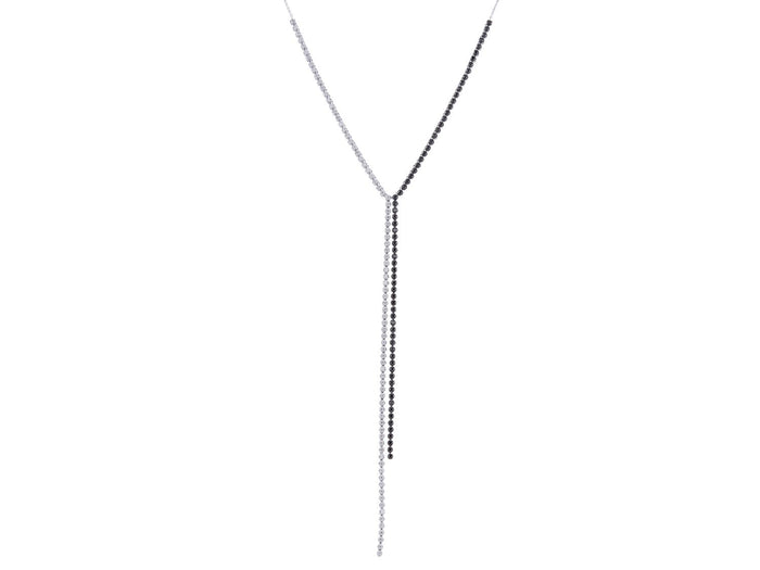 Diamond Necklace - 14 KT White Gold