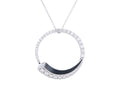 Diamond Necklace - 14 KT White Gold
