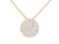 Diamond Necklace - 14 KT Yellow Gold