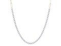Diamond Necklace - 14 KT White and Yellow Gold