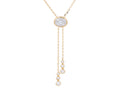 Diamond Necklace - 14 KT Yellow Gold