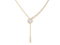 Diamond Necklace - 14 KT Yellow Gold