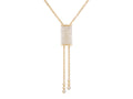 Diamond Necklace - 14 KT Yellow Gold