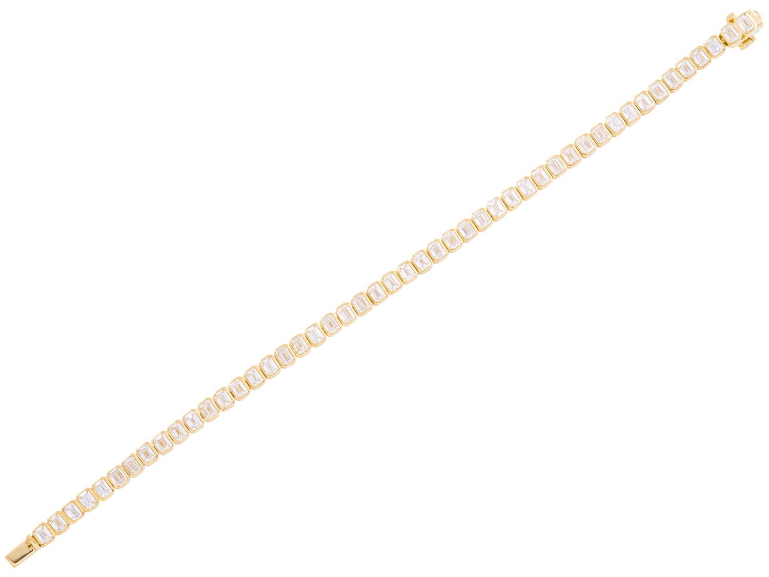 Diamond Bracelet - 18 KT Yellow Gold