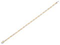 Diamond Bracelet - 18 KT White and Yellow Gold