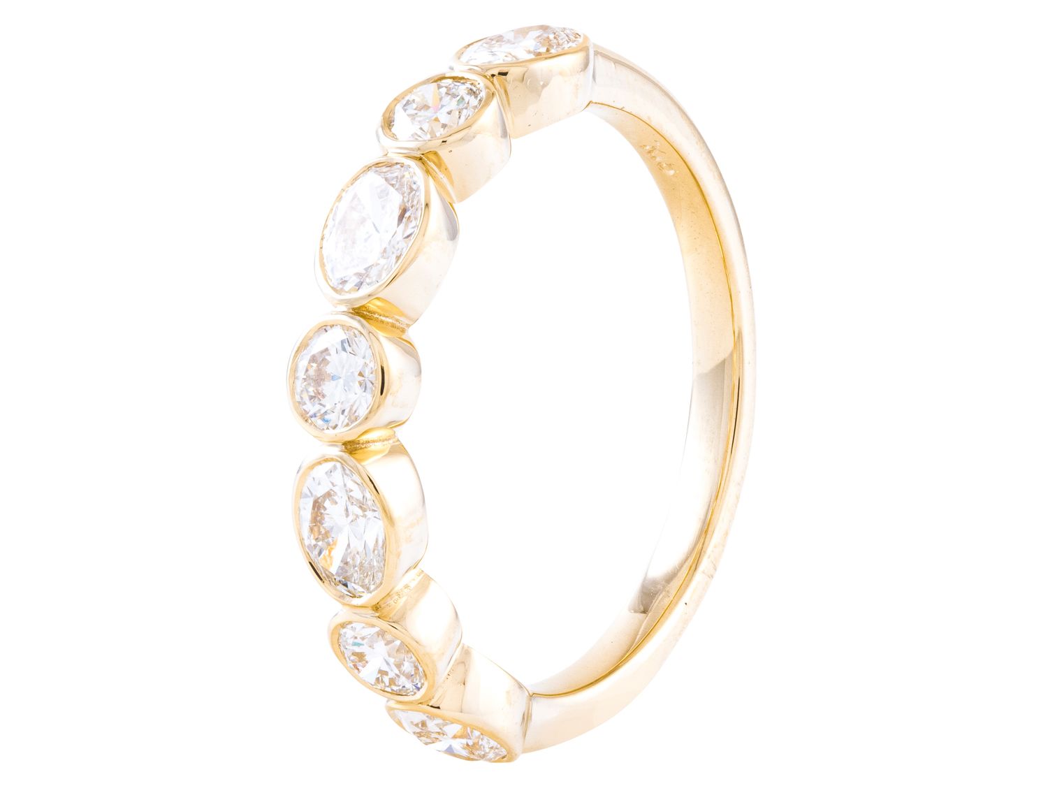 Diamond Band - 18 KT Yellow Gold
