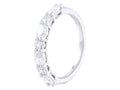 Diamond Band - 18 KT White Gold