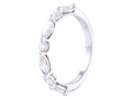 Diamond Band - 18 KT White Gold