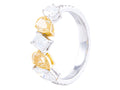 Diamond Band - 18 KT White Gold