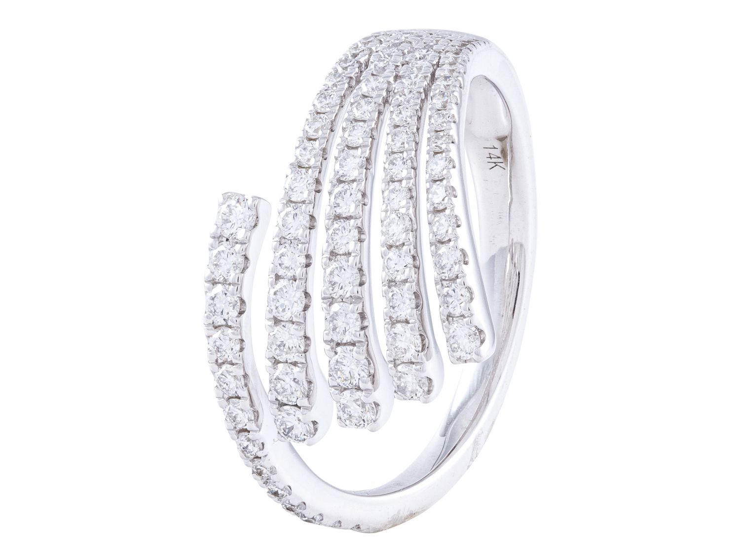 Diamond Ring - 14 KT White Gold