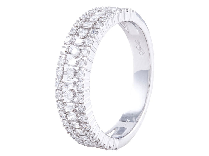 Diamond Ring - 14 KT White Gold
