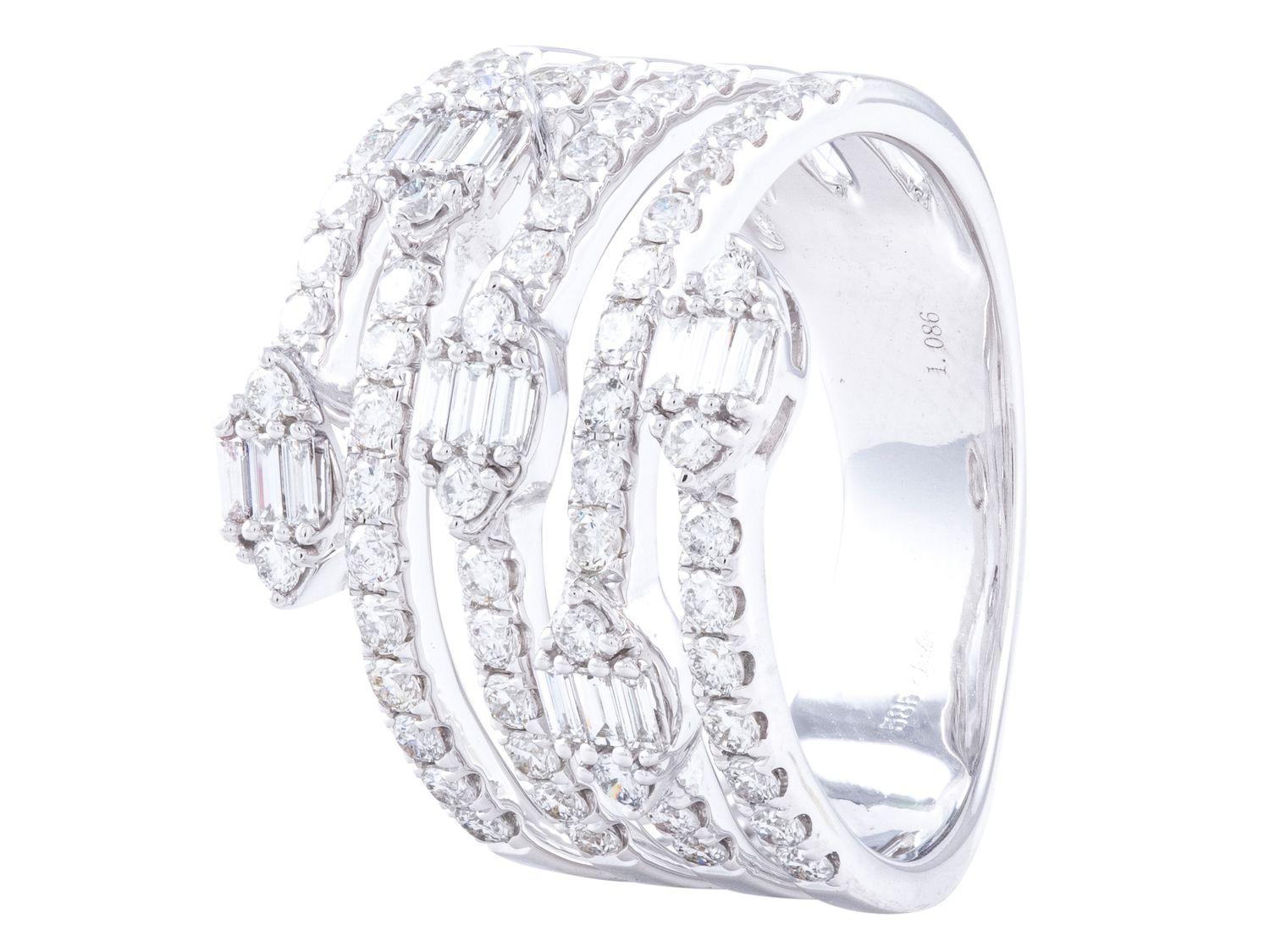 Diamond Ring - 14 KT White Gold