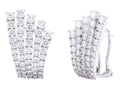 Diamond Earrings - 18 KT White Gold