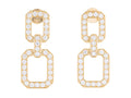 Diamond Earrings - 18 KT Yellow Gold
