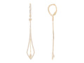 Diamond Earrings - 14 KT Yellow Gold