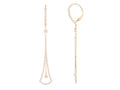 Diamond Earrings - 14 KT Yellow Gold