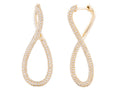 Diamond Earrings - 14 KT Yellow Gold