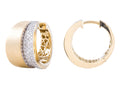 Diamond Earrings - 14 KT Yellow Gold