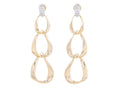 Diamond Earrings - 14 KT Yellow Gold