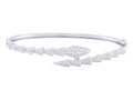 Diamond Bangle - 14 KT White Gold
