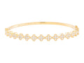 Diamond Bangle - 18 KT Yellow Gold