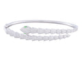 Diamond Bangle - 14 KT White Gold