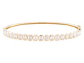 Diamond Bangle - 14 KT Yellow Gold