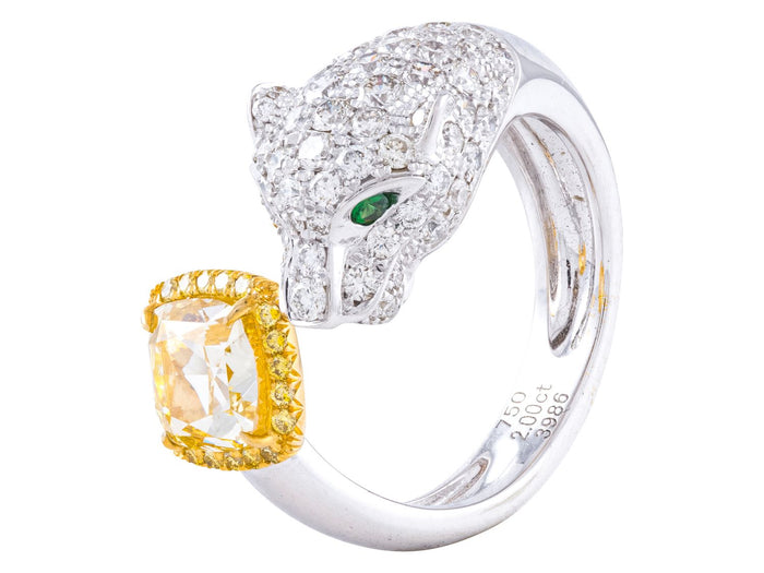 Diamond Ring - 18 KT White Gold