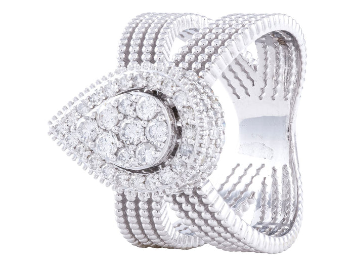 Diamond Ring - 14 KT White Gold