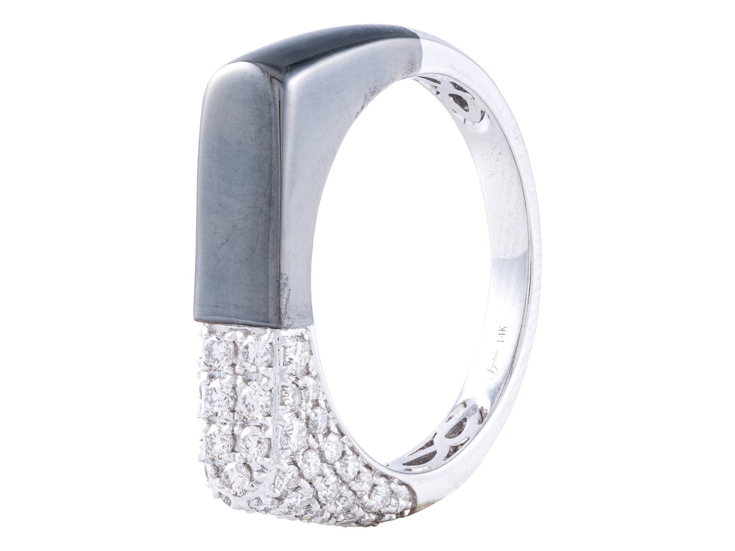 Diamond Ring - 14 KT White Gold
