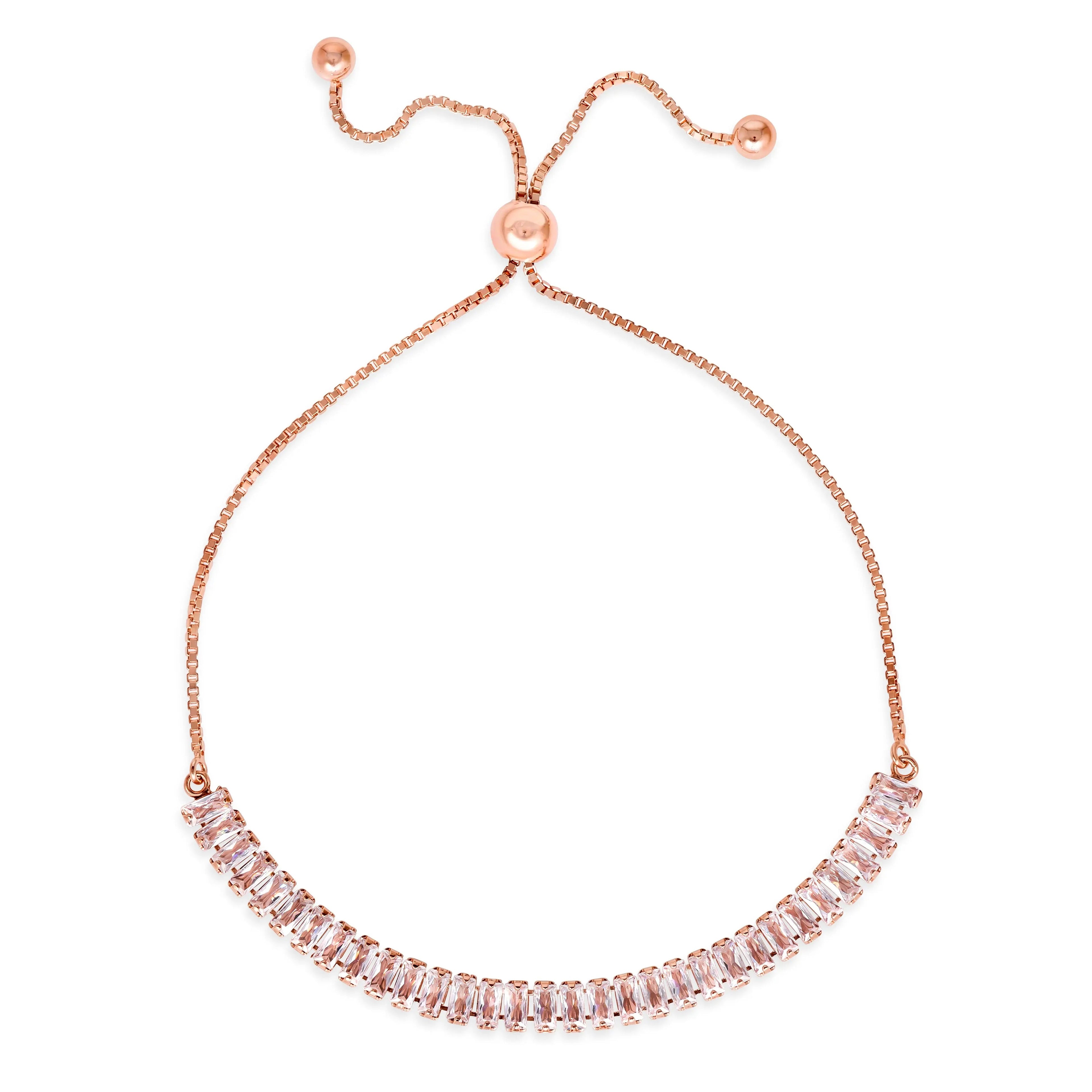 5 Carat Baguette Bolo Bracelet by Kathy Hilton